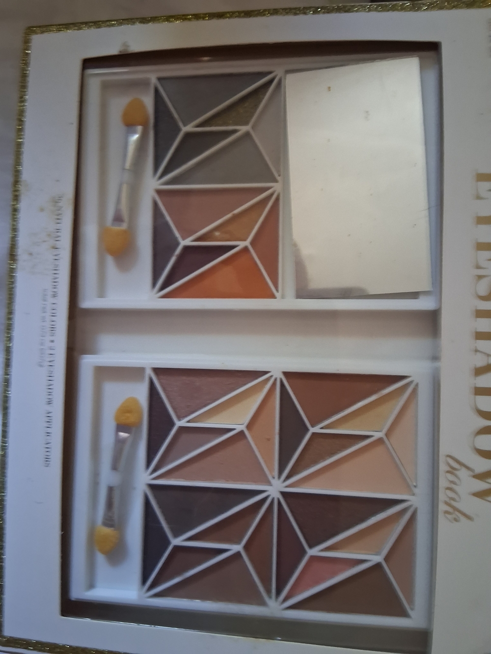 ELF Eyeshadow Palette in Brown, Cream, Gold and Orange Tones - Picture 2 of 2